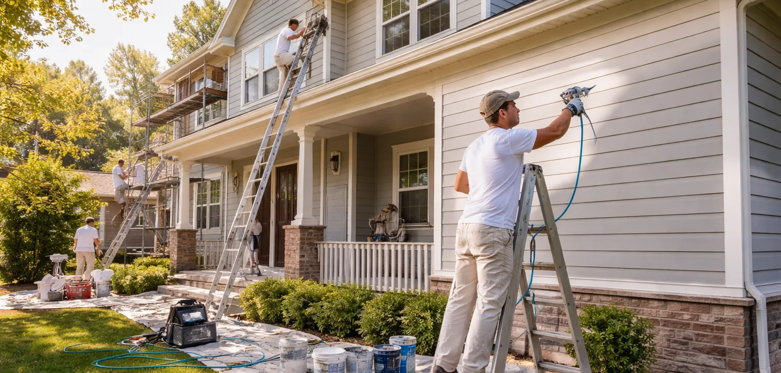 How to Paint a House Exterior?