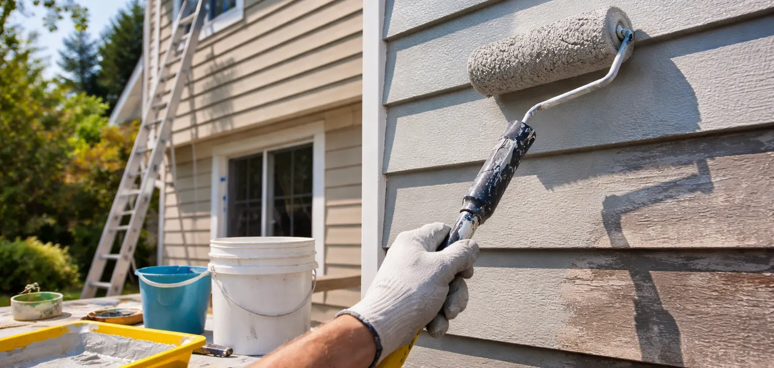 How to Roll Exterior Paint?