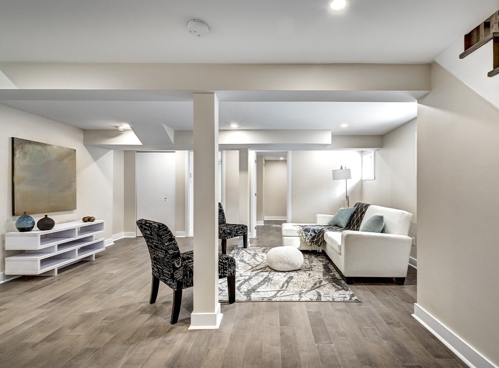 basement painting Calgary