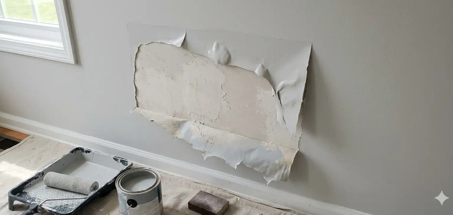 Why Does Paint Peel After Wall Repair?