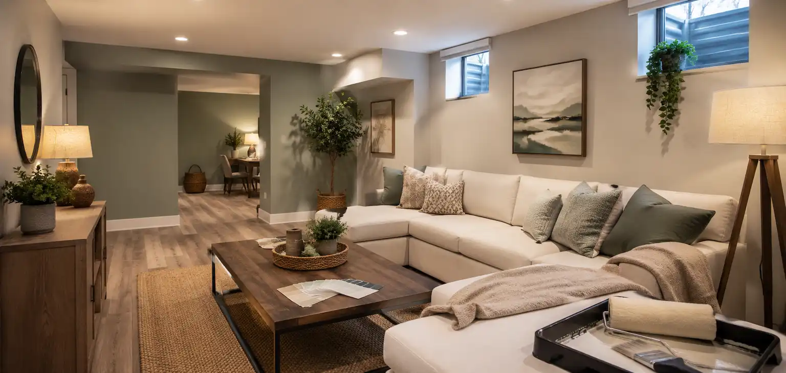 Best Basement Paint Colours for Rooms With Little Natural Light