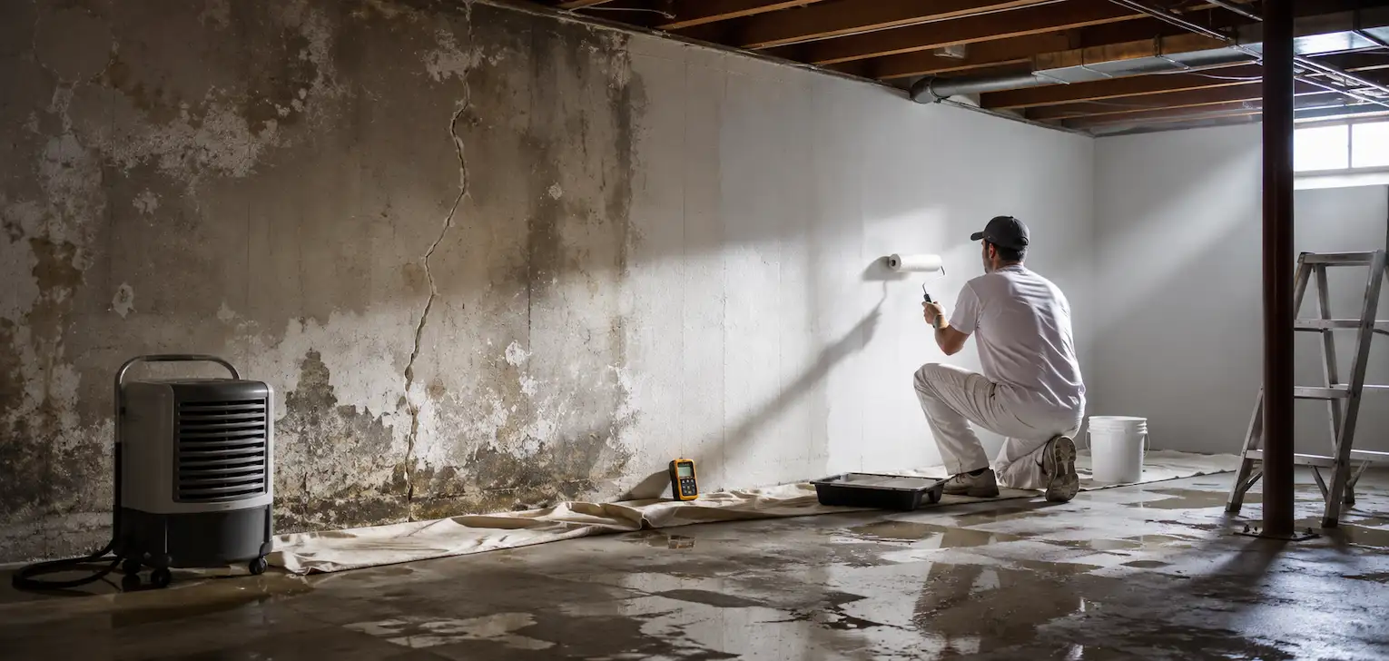 Can You Paint Basement Walls With Moisture Problems?