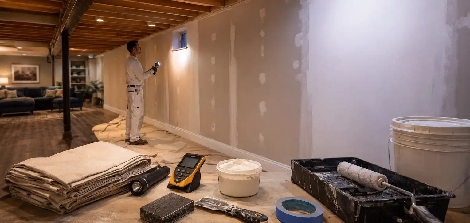 How to Prepare Basement Walls Before Painting?